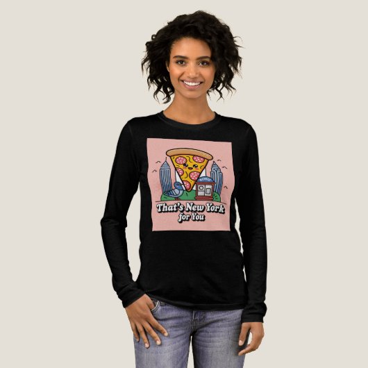 Pizza, Duiven & Mensen New York Tri-Blend Shirt (Voorkant)