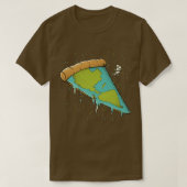 Pizza Earth van Tobe Fonseca T-shirt (Design voorkant)