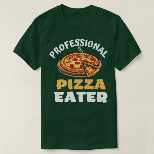 Pizza Eater pizza citeert pizza items g T-shirt (Design voorkant)