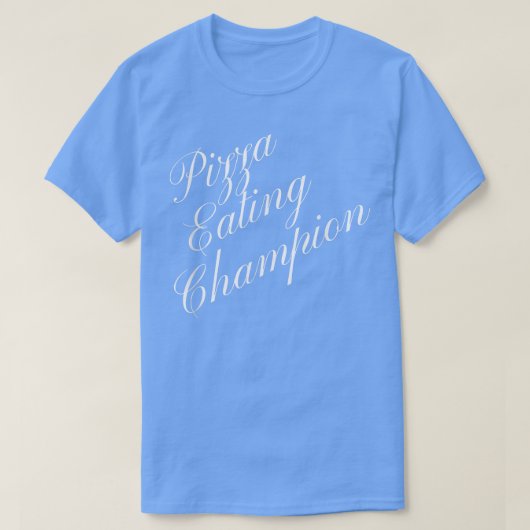 Pizza Eating Champion Competitive Food Eating Cont T-shirt (Design voorkant)