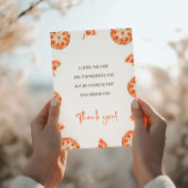 Pizza eerste verjaardagsfeestje bedankje kaart