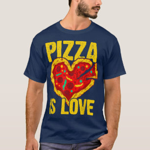 Pizza eet graag Pizza Italiaans eten op Pizz T-shirt