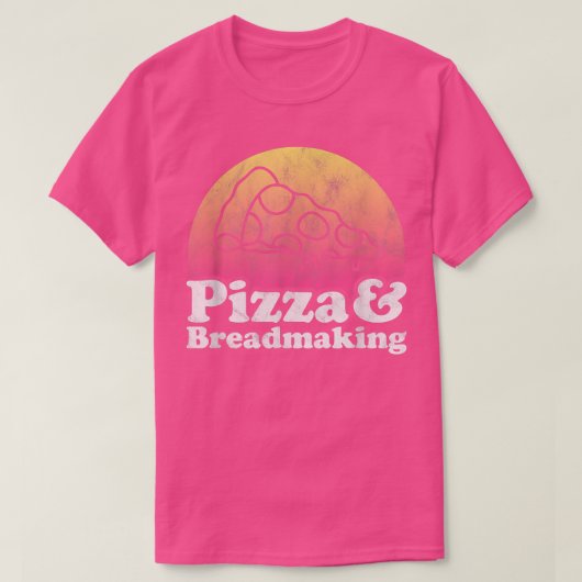 Pizza en Breadmaking of Breadmaker T-shirt (Design voorkant)