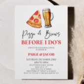 Pizza en brouwt voor ik het doe! repetitie diner kaart