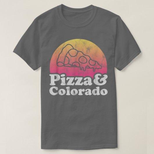 Pizza en Colorado T-shirt (Design voorkant)