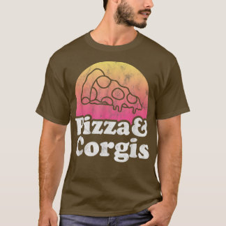 Pizza en Corgis of Corgi T-shirt