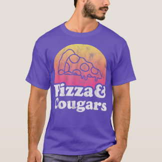 Pizza en Cougars of Cougar T-shirt