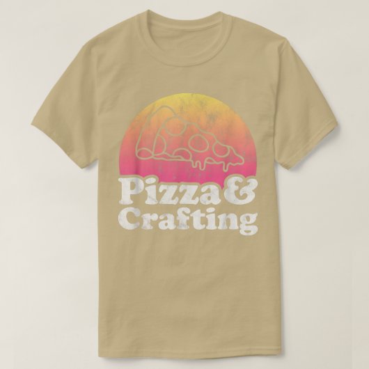 Pizza en Crafts T-shirt (Design voorkant)