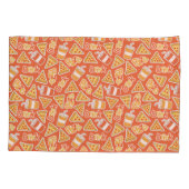 Pizza en Drink Patroontrappen Kussensloop (Achterkant)