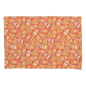 Pizza en Drink Patroontrappen Kussensloop (Voorkant)