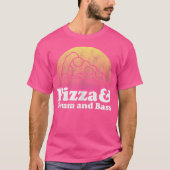 Pizza en drum en bas t-shirt (Voorkant)
