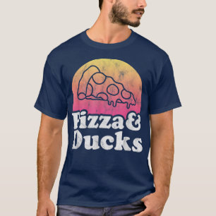 Pizza en Ducks of Duck T-shirt