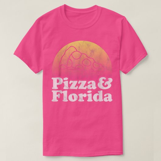 Pizza en Florida T-shirt (Design voorkant)