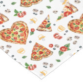 Pizza en fopspenen Baby shower Tafelloper - Fun (Hoek)