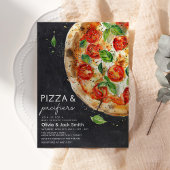 Pizza en fopspenen Casual Pizza Baby shower Kaart