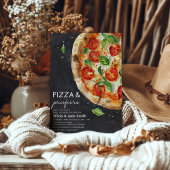 Pizza en fopspenen Casual Pizza Baby shower Kaart