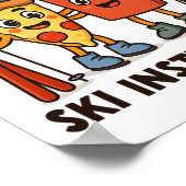 Pizza en frieten van de beste ski-instructuers ter poster (Hoek)