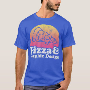 Pizza en Grafisch Ontwerp of Grafische Ontwerper T-shirt