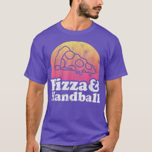 Pizza en Handball T-shirt