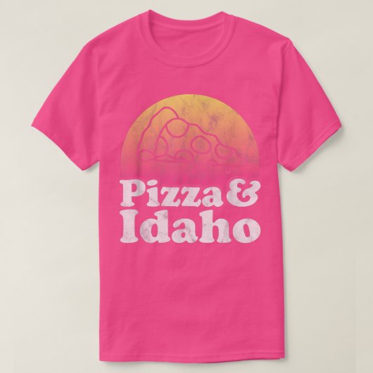 Pizza en Idaho T-shirt (Design voorkant)