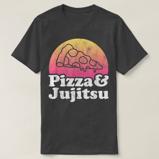 Pizza en Jujitsu T-shirt (Design voorkant)