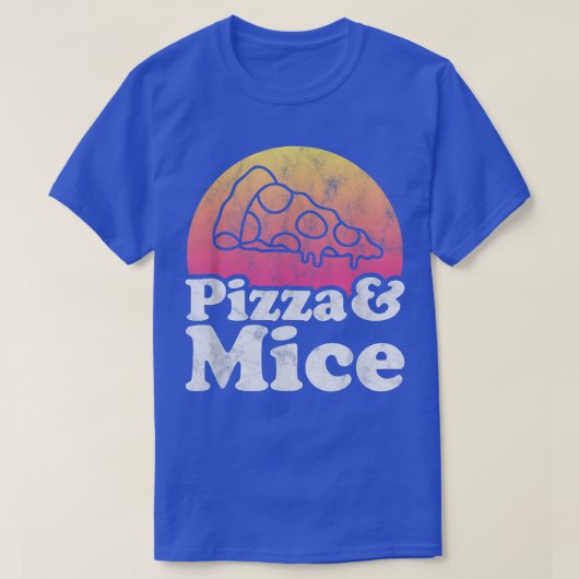 Pizza en muizen of muizen t-shirt (Design voorkant)