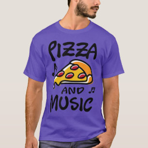 Pizza en Muziek Piano Musician Muzieknoten 1409295 T-shirt