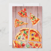 Pizza en Pacifische Baby shower Partij Kaart (Achterkant)