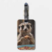 Pizza en Pints: de perfecte snackpauze van een mee Bagagelabel (Achterkant verticaal)