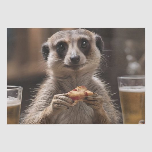 Pizza en Pints: de perfecte snackpauze van een mee Tissuepapier (Voorkant)