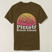 Pizza en Rhode Island T-shirt (Design voorkant)