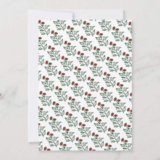 Pizza en Vino Whimsical Hand getrokken bruiloft do Kaart (Achterkant)