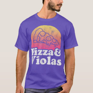 Pizza en Violas of Viola 14242968 T-shirt