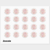 Pizza Event Thormed Custom Text Ronde Sticker (Vel)