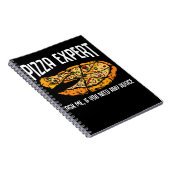 Pizza Expert Funny Pizza Advice Notitieboek (Rechterzijde)