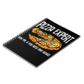 Pizza Expert Funny Pizza Advice Notitieboek (Linkerzijde)