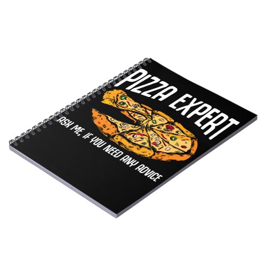 Pizza Expert Funny Pizza Advice Notitieboek (Linkerzijde)