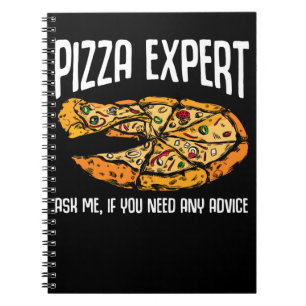 Pizza Expert Funny Pizza Advice Notitieboek