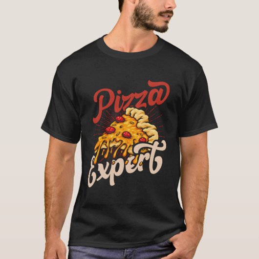 Pizza Expert Hobby Pizza Maker T-shirt (Voorkant)