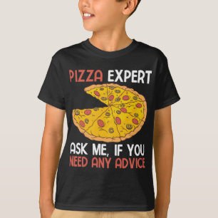 Pizza-expert vraag me, als je advies nodig hebt t-shirt