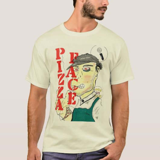 "Pizza Face" T-shirt (Voorkant)