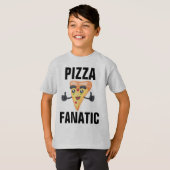 PIZZA FANATISCHE FUNNY BOYS T-SHIRS T-SHIRT (Voorkant volledig)
