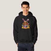 Pizza Fast Food Easter Easter Funny Pizza Easter S Hoodie (Voorkant volledig)