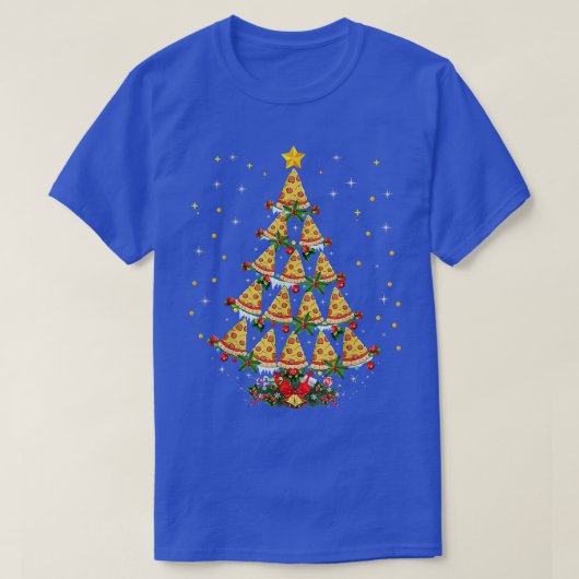 Pizza Fast Food Lover Xmas Gift Pizza Kerstmis T-shirt (Design voorkant)