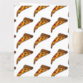 Pizza Feest Dank Je Bedankkaart (Achterkant)