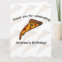 Pizza Feest Dank Je