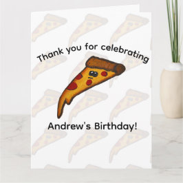 Pizza Feest Dank Je Bedankkaart