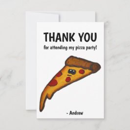 Pizza Feest Dank Je Bedankkaart