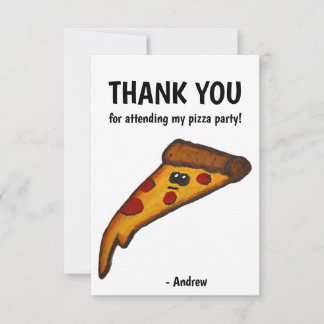 Pizza Feest Dank Je Bedankkaart