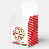 Pizza Feest Dank Je Favorietendoos Bedankdoosjes (Geopend)